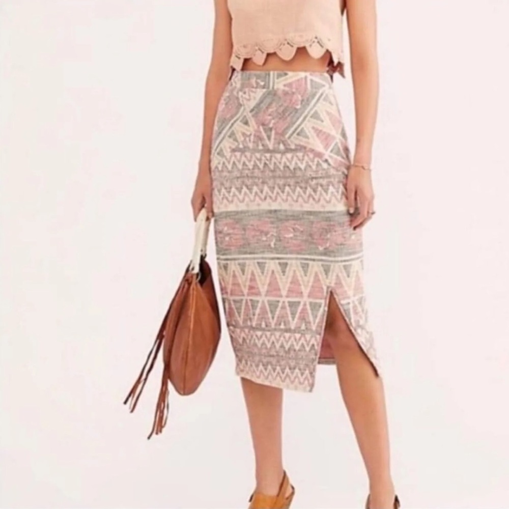 Free People Midi Skirt